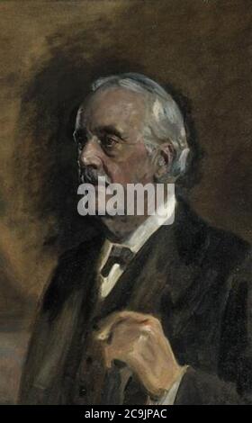 James Guthrie - Arthur James Balfour 1920 - Detail. Stockfoto