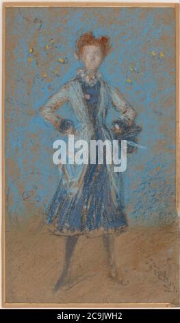 James McNeill Whistler - das blaue Mädchen Stockfoto