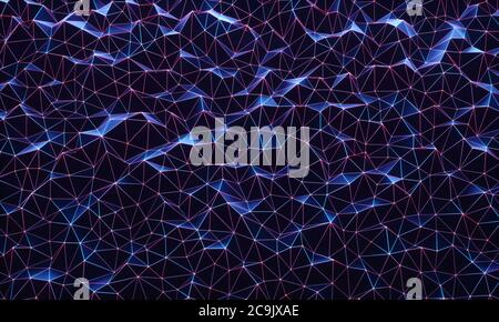Netzwerk, konzeptionelle Darstellung. Stockfoto