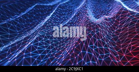 Netzwerk, konzeptionelle Darstellung. Stockfoto
