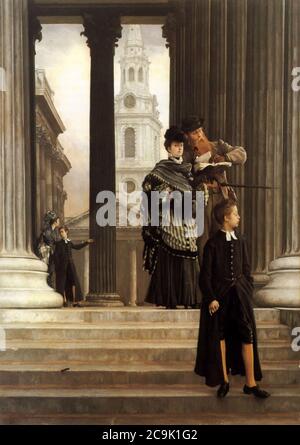 James Tissot - London Besucher. Stockfoto