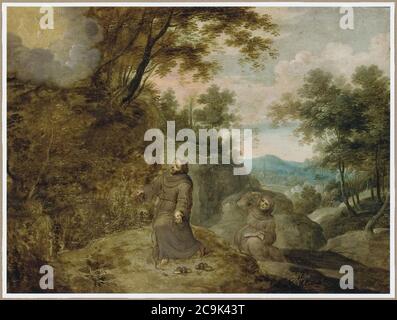 Jan Baptist Martin WANs - die Ekstase des heiligen Franziskus. Stockfoto