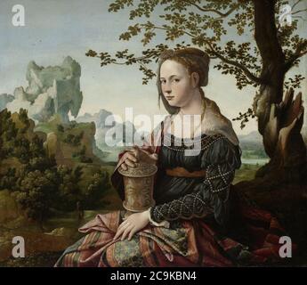 Jan van Scorel - Maria Magdalena ( Stockfoto