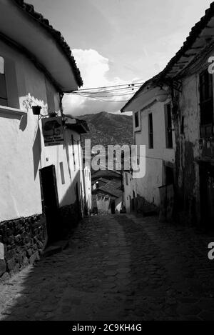 Seitenstraßen Von Cusco Stockfoto