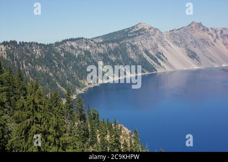 Crater Lake in Oregon, USA. Stockfoto