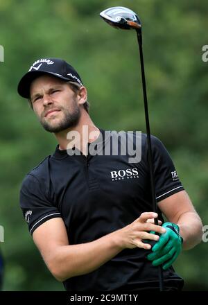 Der belgische Thomas Detry am dritten Tag der Hero Open im Forest of Arden Marriott Hotel and Country Club, Birmingham. Stockfoto