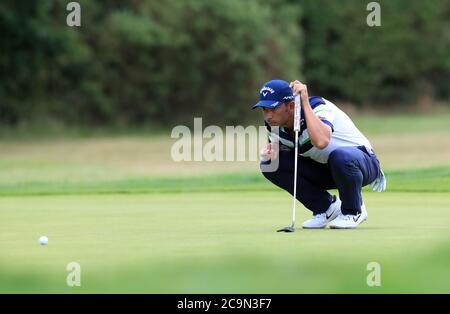 Der spanische Pablo Larrazabal am dritten Tag der Hero Open im Forest of Arden Marriott Hotel and Country Club, Birmingham. Stockfoto