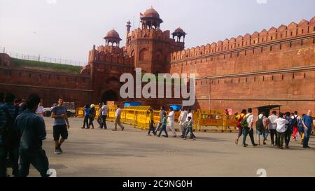 Delhi, indien - rote Festung, EIN Bild der roten Festung in delhi 16 märz 2016 Stockfoto