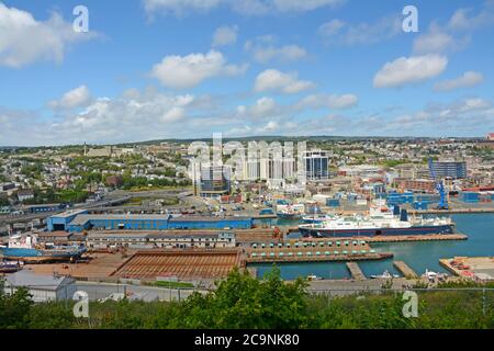 St. John's Port - Neufundland, Kanada. Stockfoto