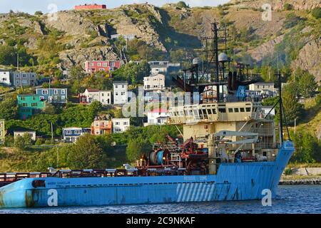 St. John's Port - Neufundland, Kanada. Stockfoto