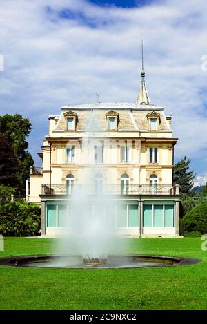 Villa Taranto in Verbania, Region Piemont, Italien: Die Villa des Gartens, die jetzt von der lokalen Regierung genutzt wird Stockfoto