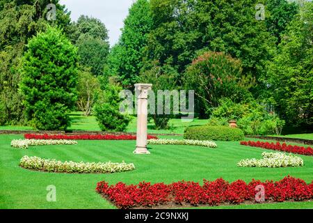 Villa Taranto in Verbania: Der italienische Garten Stockfoto