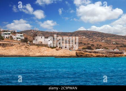 Chora auf der Insel Pano Koufonisi, Griechenland Stockfoto