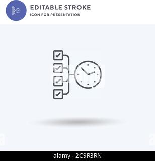 Aufgabenliste Symbol. Checkliste, in der Aufgabenliste Vector ...