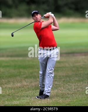 Der französische Julien Guerrier während des vierten Tages der Hero Open im Forest of Arden Marriott Hotel and Country Club, Birmingham. Stockfoto