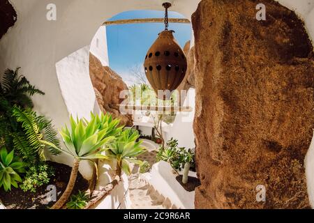 Juli 29, 2020. Lanzarote, Spanien. Das Lagomar Museum, Omar Sharif Haus Stockfoto