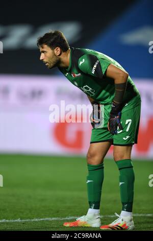 Marco Sportiello (Atalanta) während des italienischen 'Serie A'-Spiels zwischen Atalanta 0-2 Inter im Gebiss-Stadion am 01. August 2020 in Bergamo, Italien. Quelle: Maurizio Borsari/AFLO/Alamy Live News Stockfoto