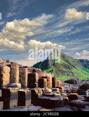 Großbritannien - NORDIRLAND: Giants Causeway Stockfoto