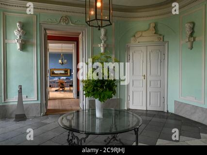 Neuhardenberg, Deutschland. August 2020. Innenansicht von Schloss Neuhardenberg, das zur Stiftung Schloss Neuhardenberg gehört. Quelle: Patrick Pleul/dpa-Zentralbild/ZB/dpa/Alamy Live News Stockfoto