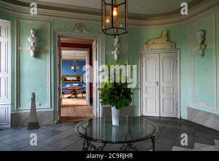 Neuhardenberg, Deutschland. August 2020. Innenansicht von Schloss Neuhardenberg, das zur Stiftung Schloss Neuhardenberg gehört. Quelle: Patrick Pleul/dpa-Zentralbild/ZB/dpa/Alamy Live News Stockfoto