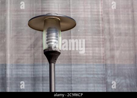 Straßenbeleuchtung Lampe, modernes Design Nahaufnahme. Stockfoto