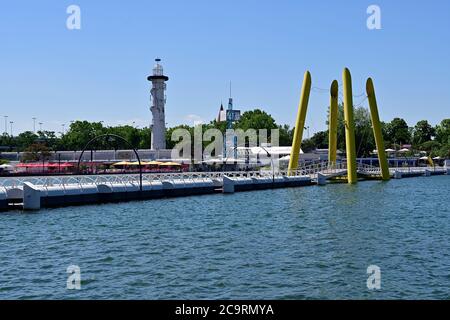 Wien, Österreich. CopaBeach in Wien Stockfoto