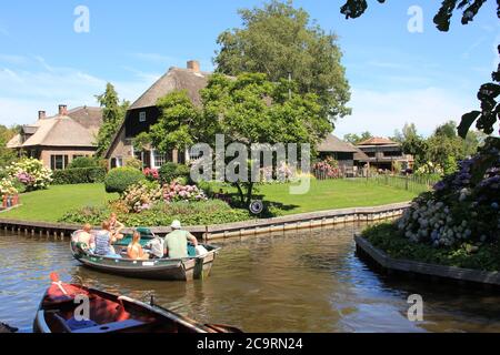 Giethoorn, Niederlande Stockfoto