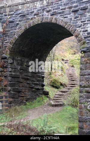 Entlang des West Highland Ways im November in Schottland. Stockfoto