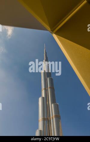 Eine typische Szene in Dubai VAE Stockfoto