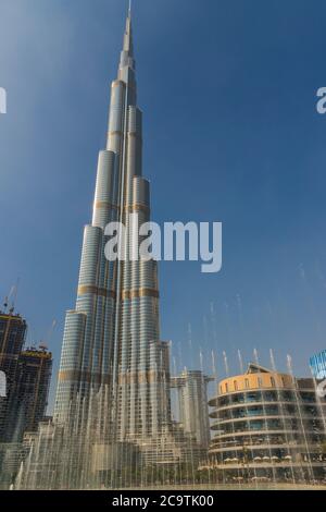 Eine typische Szene in Dubai VAE Stockfoto