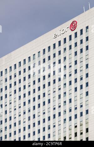 Paris La Defense, Frankreich - 11. November 2019: Elior-Gebäude in Paris La Defense. Die Elior Group ist ein großes französisches multinationales Catering Stockfoto