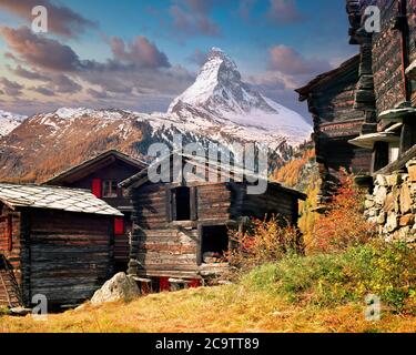 CH - Wallis: Das Matterhorn Stockfoto