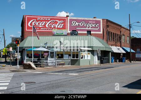 Southern Treats Ice Cream Shop in Troutman NC Stockfoto