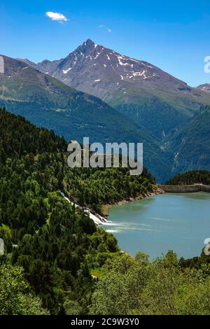 See, Stausee, am Plan d'Amont, oberhalb Aussois, Vanoise Nationalpark, Frankreich Stockfoto