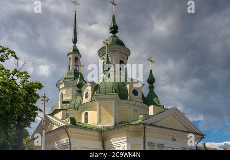 St. Katharinenkirche, Altstadt von Parnu, die viertgrößte Stadt Estlands und ein beliebter Ferienort mit einer charmanten Altstadt und großen Stränden Stockfoto