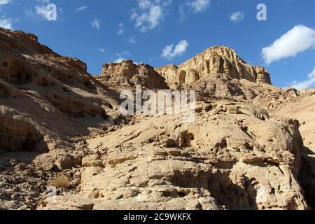 Blick auf den Berg im Timna Nationalpark. Israel. Stockfoto