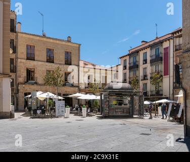 Plaza Isla de la Rua in der Stadt Salamanca, Spanien Stockfoto