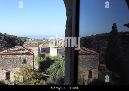 Kardamyli in Peloponnes Griechenland Stockfoto