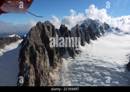 Alaska, Gletscher im Denali National Park, USA Stockfoto