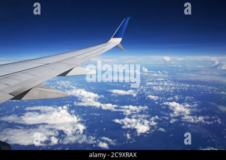 Südamerika, der Blick vom Flugzeug Stockfoto