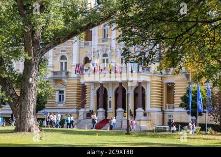 Hotel Nové lázně, Marianske lazne, Ceska republika / Hotel Nove lazne, Marianske lazne Kurort, Tschechische republik Stockfoto
