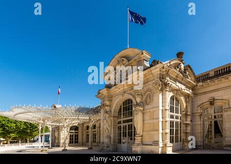 Vichy Stadt. , Kongresszentrum (Palais of Congrés, Departement Allier, Auvergne, Frankreich Stockfoto