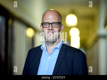 Berlin, Deutschland. August 2020. Samuel Salzborn, Ansprechpartner zum Thema Antisemitismus des Landes Berlin. Quelle: Britta Pedersen/dpa-Zentralbild/dpa/Alamy Live News Stockfoto