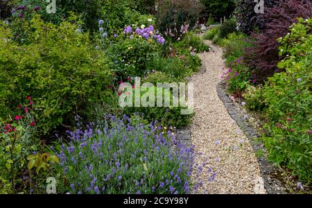 Cottage Garden. Hall Cliffe Community Garden, Baildon, Yorkshire, England. Stockfoto