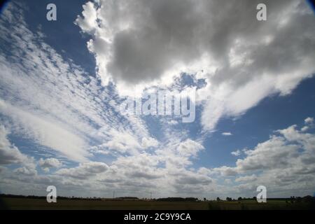 Yorkshire Wolds, England. Eine unentdeckte Region. Stockfoto