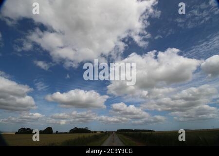 Yorkshire Wolds, England. Eine unentdeckte Region. Stockfoto
