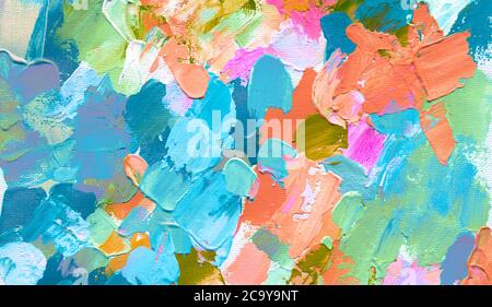 Abstrakt сcolor Acryl und Aquarell Malerei. Hintergrund der Leinwandtextur. Stockfoto