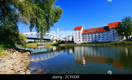 Straubing, Deutschland: Stadtbild Stockfoto