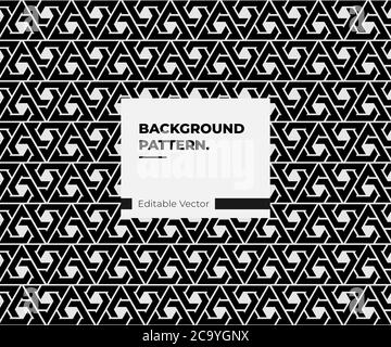 Geometrische nahtlose Muster Vektor Hintergrund Stock Vektor