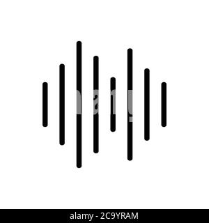 Symbolvektor für Lautstärke-Sound Stock Vektor